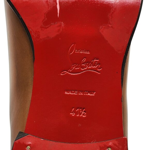 Christian Louboutin Antonio Chelsea Leather Boots - Brown EU 41.5 / US 8.5 $1350 - Picture 7 of 9